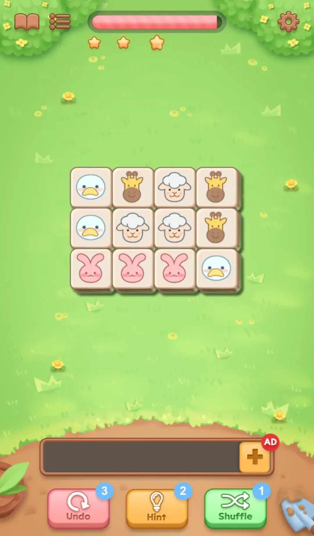 3 Tiles Matching Puzzle