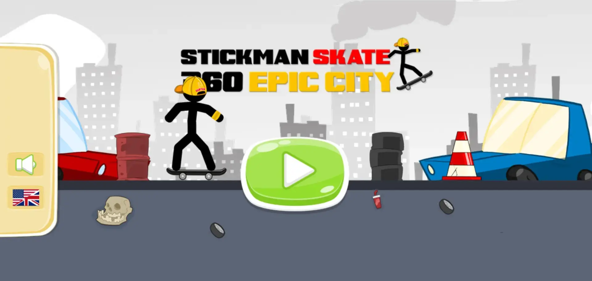 Stickman Skate 360 Epic City