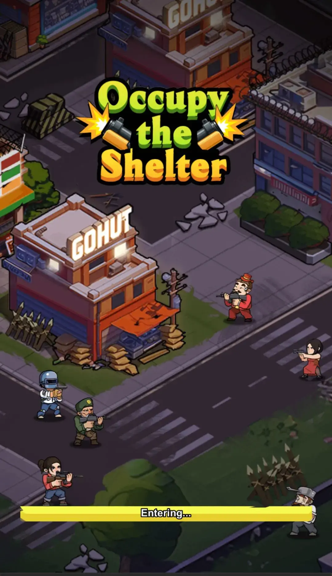 Occupy the shelter
